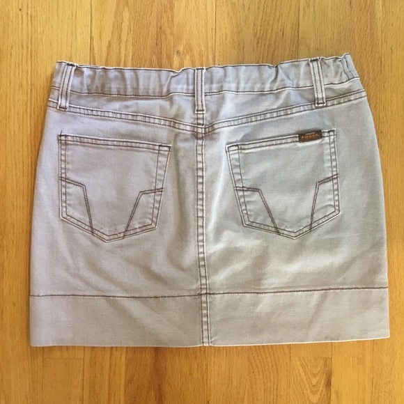 Fossil Denim Mini Pencil Skirt Size 29 - Picture 2 of 4